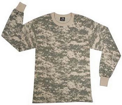 Camouflage Shirts Digital Camo Long Sleeve T-Shirt Camouflage Shirts Digital Camo Long Sleeve T-Shirt