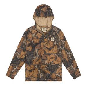 Mossy Oak Woodsman Grid Fleece 1/4 Zip Hoodie