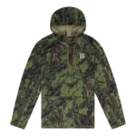 Mossy Oak Woodsman Grid Fleece 1/4 Zip Hoodie