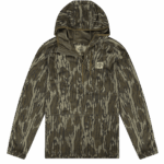 Mossy Oak Woodsman Grid Fleece 1/4 Zip Hoodie - Image 3