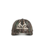 Unisex Embroidered Logo 6 Panel Camo Hat 