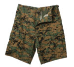 Woodland Digi Camo BDU Military Shorts