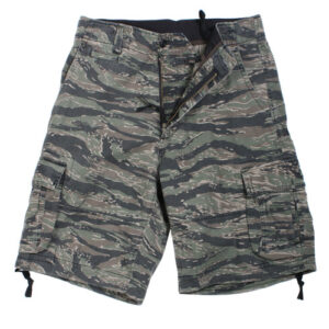 Vintage Infantry Tiger Stripe Camo Fatigue Shorts
