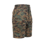 Woodland Digi Camo BDU Military Shorts