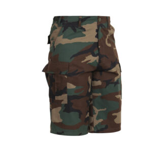 Rothco Woodland Camo Long Length BDU Shorts