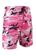 Pink Camo BDU Military Shorts