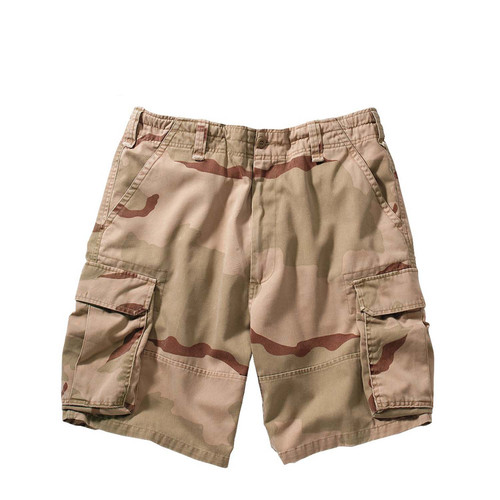 Vintage Desert Cargo Fatigue Military Shorts