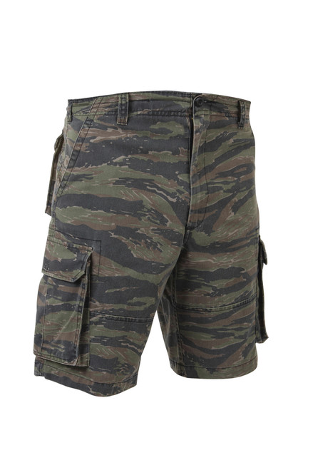Vintage Tiger Stripe Army Field Shorts